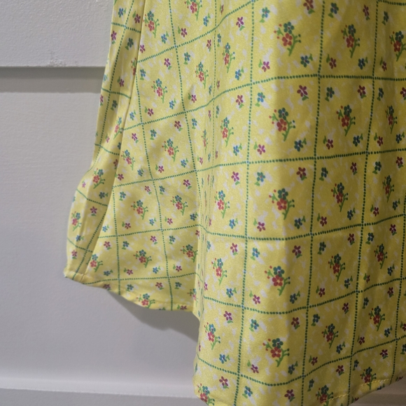 PINK Victoria's Secret Yellow Floral Mini Dress - Picture 2 of 4